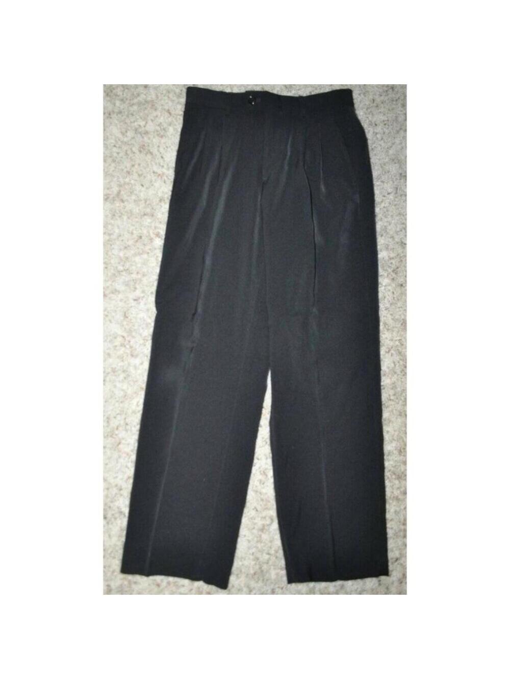 Barrage Dress Pants Boys 12 Black Pleated Suit Dress Pants